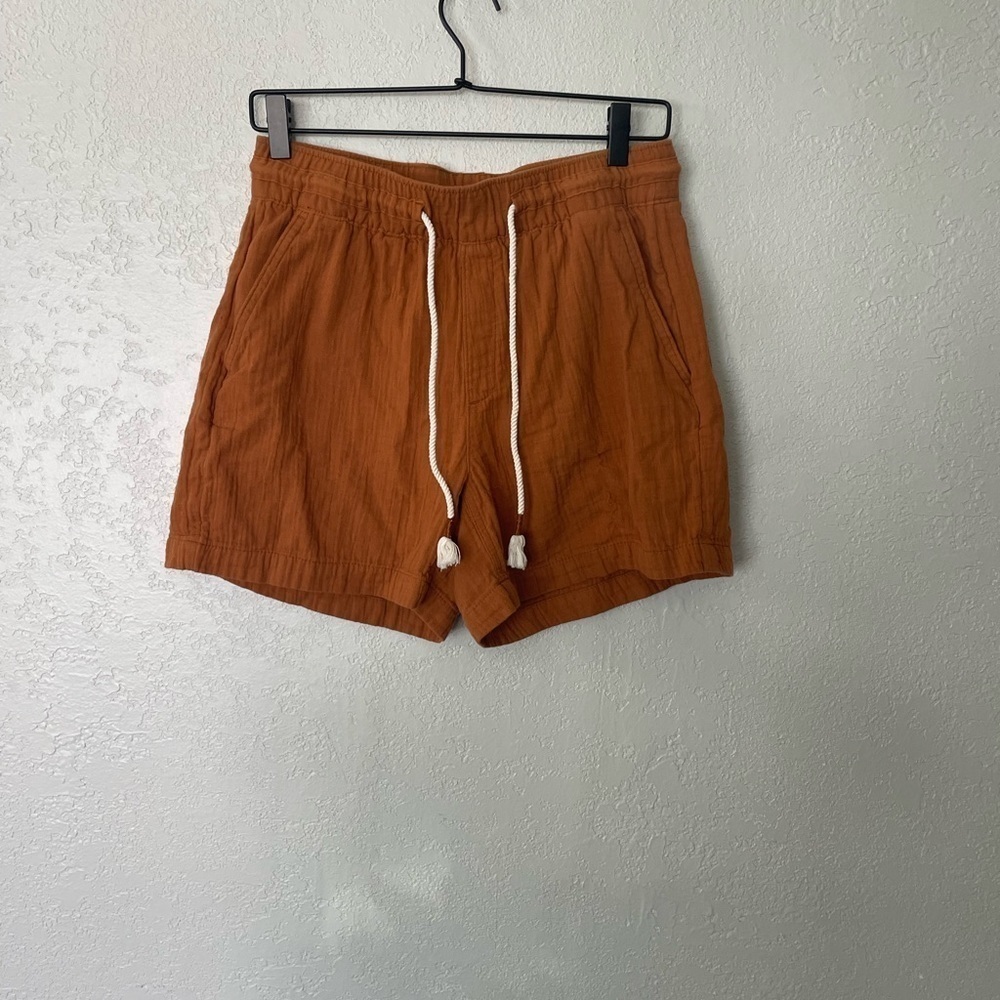 Old navy orange linen shorts